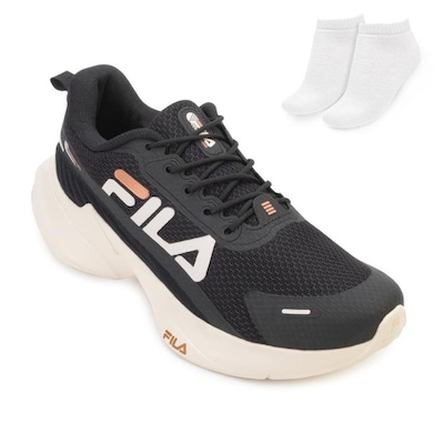 KIT TÊNIS FILA PROGRESS LITE + MEIA - FEMININO - Foto 1