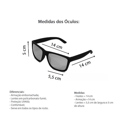 Óculos de Sol Masculino Hd Blackout Ii Lentes Polarizadas Wayfare Uv - Foto 3