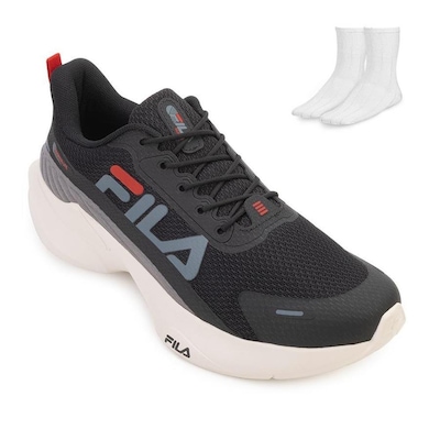 TÊNIS FILA PROGRESS LITE + MEIA - MASCULINO - Foto 1