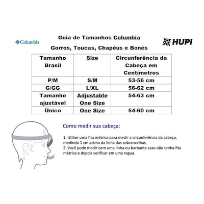 Chapéu Columbia Coolhead Ice Cachalot Dark Stone - Foto 5