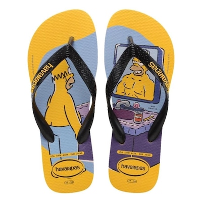 Chinelo Havaianas Simpsons - Masculino - Foto 1
