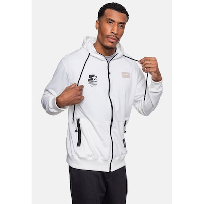 Blusão de Moletom com Capuz Starter Aberto - Masculino - Foto 4