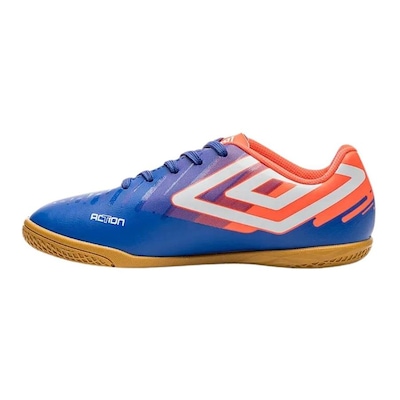 Kit Chuteira Futsal Umbro Action Jr e Meião - Infantil - Foto 2