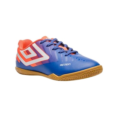 Kit Chuteira Futsal Umbro Action Jr e Meião - Infantil - Foto 3