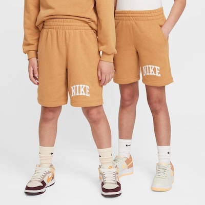 Bermuda Infantil Nike Sportswear Club FT HBR - Foto 1