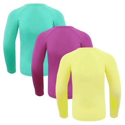 Camisa Térmica Selene Proteção Uv50+ - 3 Unidades - Infantil - Foto 2