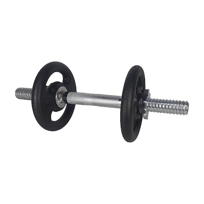 Barra Maciça 40 Cm Up Lift Recartilhada com Rosca Unissex - Foto 5