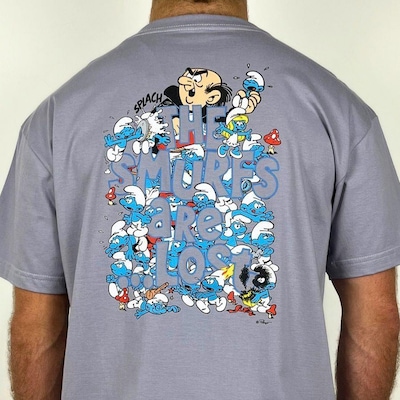 Camiseta Lost Box Fit The Smurfs Are Lost - Lost - Masculina - Foto 4