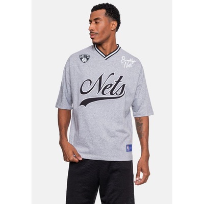 Camiseta NBA Oversized Old Logo Brooklyn Nets - Masculina - Foto 3