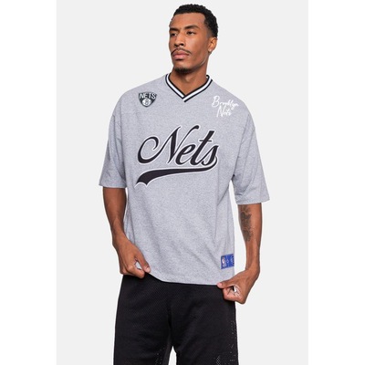 Camiseta NBA Oversized Old Logo Brooklyn Nets - Masculina - Foto 4