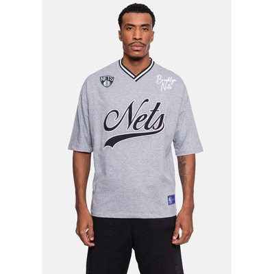 Camiseta NBA Oversized Old Logo Brooklyn Nets - Masculina - Foto 1