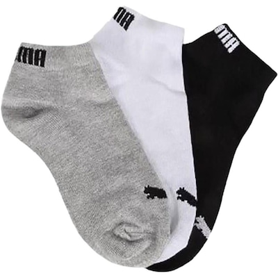 Kit Meia Puma Sapatilha - 25 ao 34 - Infantil - Foto 1