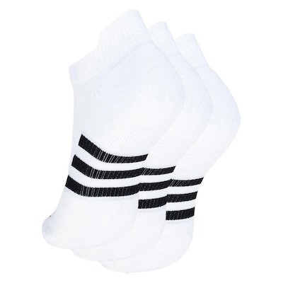 Meia Cano Baixo Adidas Prf - 3 Pares - Unissex - Foto 2