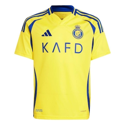 Camisa I Al Nassr FC 24/25 Ronaldo adidas - Infantil - Foto 3