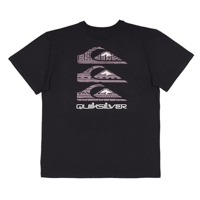 Camiseta Quiksilver Vertical Logos Plus Size - Masculina - Foto 2