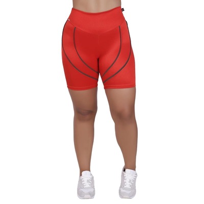 Bermuda Orbis Fitness Recortes Fio Brilhante - Feminina - Foto 2