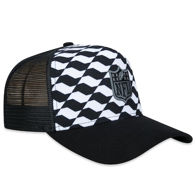 Boné New Era 9Forty A-Frame Trucker Calcada Nfl 2024 Sao Paulo Game - Masculino - Foto 3