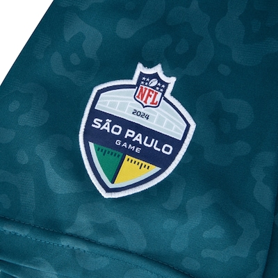 Camiseta New Era Regular Onça Pintada Philadelphia Eagles 2024 Sao Paulo Game - Masculina - Foto 5