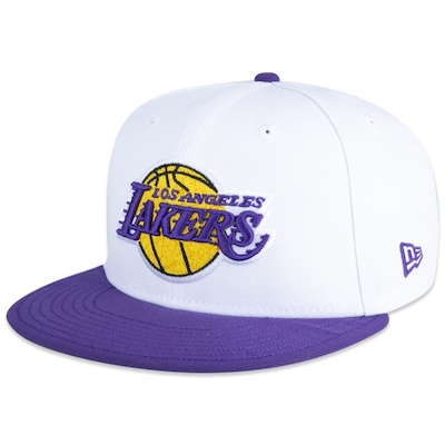 Boné New Era 9Fifty Nba Los Angeles Lakers World Of Logos - Masculino - Foto 6