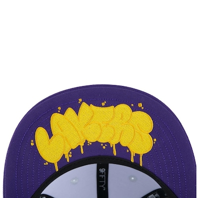 Boné New Era 9Fifty Nba Los Angeles Lakers World Of Logos - Masculino - Foto 3