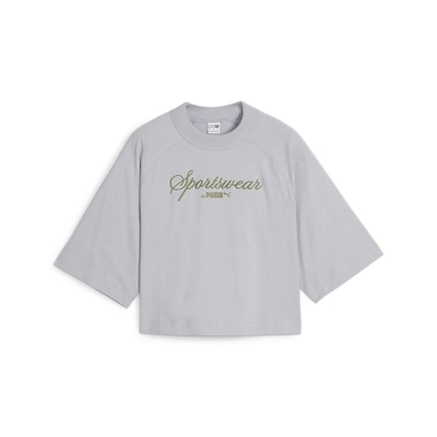 Camiseta Puma Oversized Classics - Feminina - Foto 1