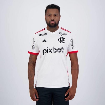 Camisa do Flamengo Ii 2024 adidas com Patrocínio - Masculina - Foto 1