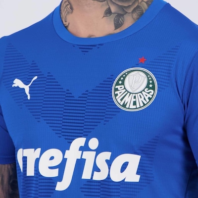 Camisa do Palmeiras I 2023 Puma Goleiro Jogador - Masculina - Foto 5