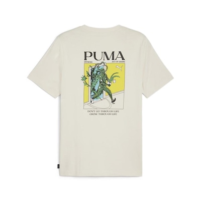 Camiseta Puma Graphic Tee Plantasia - Masculina - Foto 2