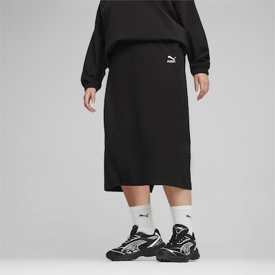 Saia Midi Puma Canelada Classics - Feminina - Foto 2