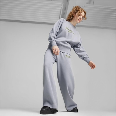 Blusão de Moletom Puma Classics+ Relaxed - Feminino - Foto 4
