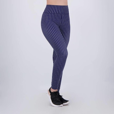 Calça Legging Fila Pinstripes - Feminina - Foto 2