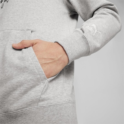 Blusão de Moletom com Capuz Puma Team - Masculino - Foto 6