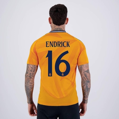 Camisa Real Madrid 2025 adidas Away 16 Endrick - Masculina - Foto 1