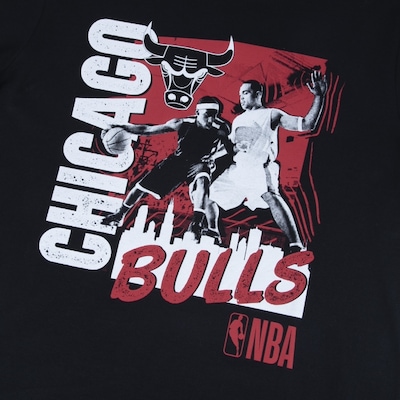 Camiseta New Era Regular Nba Chicago Bulls Core - Masculina - Foto 2
