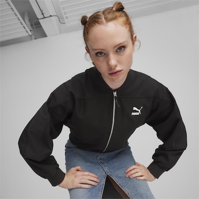 Jaqueta Bomber Puma Classics Shiny Feminina - Foto 3