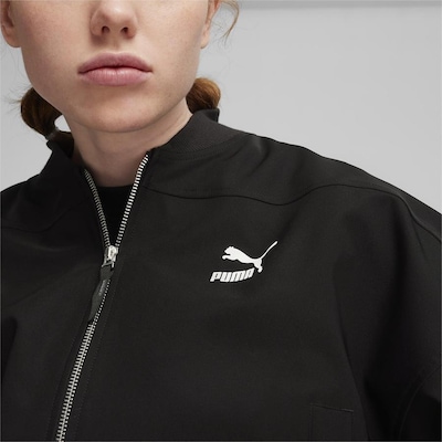 Jaqueta Bomber Puma Classics Shiny Feminina - Foto 4