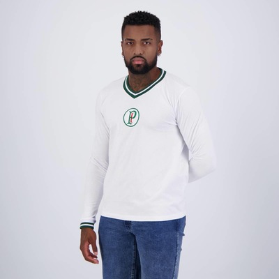 Camisa Manga Longa Palmeiras Goleiro Retro 1937 - Foto 3