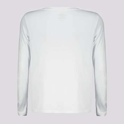 Camisa Manga Longa Umbro Basic Uv - Infantil - Foto 2
