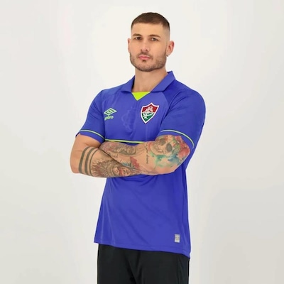 Camisa Umbro Fluminense Goleiro 2023 sem Patrocínio - Masculina - Foto 3