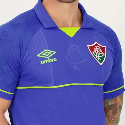 Camisa Umbro Fluminense Goleiro 2023 sem Patrocínio - Masculina - Foto 5