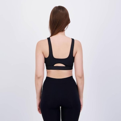Top adidas Performance 3S Suporte Leve - Feminino - Foto 4