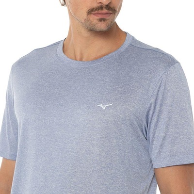 Camiseta Mizuno Run Spark 2 Mescla - Masculina - Foto 3