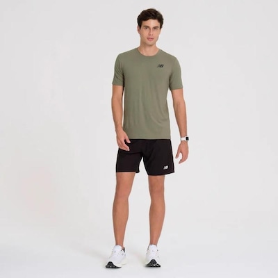 Bermuda New Balance Sport Essentials 7" - Masculina - Foto 4