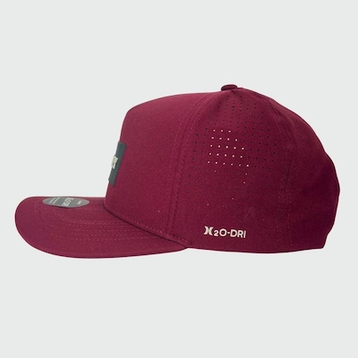 Boné Aba Curva Hurley Plate - Snapback - Adulto - Foto 3