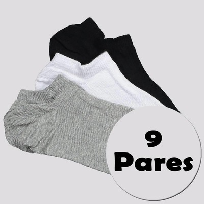 Kit Meia New Balance Basic - 9 Pares - Unissex - Foto 1