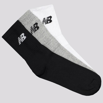 Kit Meia New Balance Soft Long - 9 Pares - Unissex - Foto 2