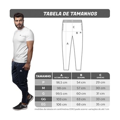 Calça Slim Futebol Muvin - Masculina - Foto 4