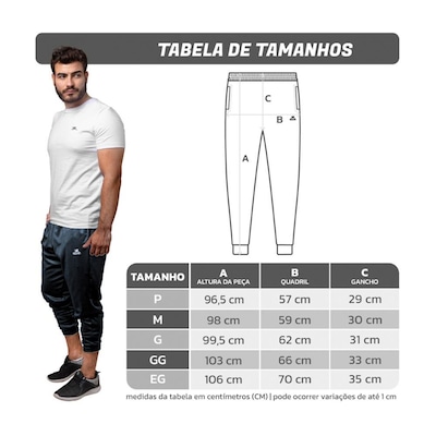 Calça Jogger Esportiva Muvin Treino Futebol - Masculina - Foto 2