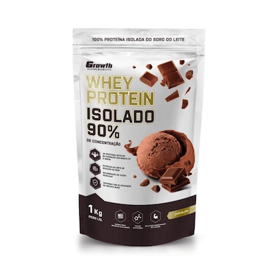 Whey Protein Isolado Growth Supplements 90% 1000g - Foto 1