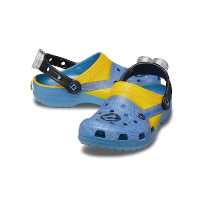 Sandália Crocs Meu Malvado Favorito Minions Classic Clog T - Infantil - Foto 4